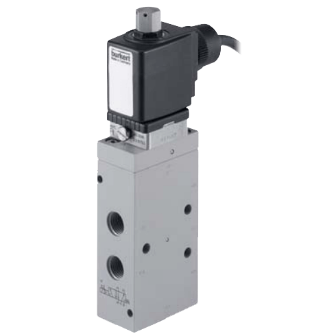 Burkert Pneumatic Solenoid Valve with Extended Temperature, 6519 Ex m